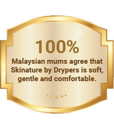 Drypers Malaysia - Skinature by Drypers: 100% Malaysian mums agree that Skinature by Drypers is soft, gentle and comfortable